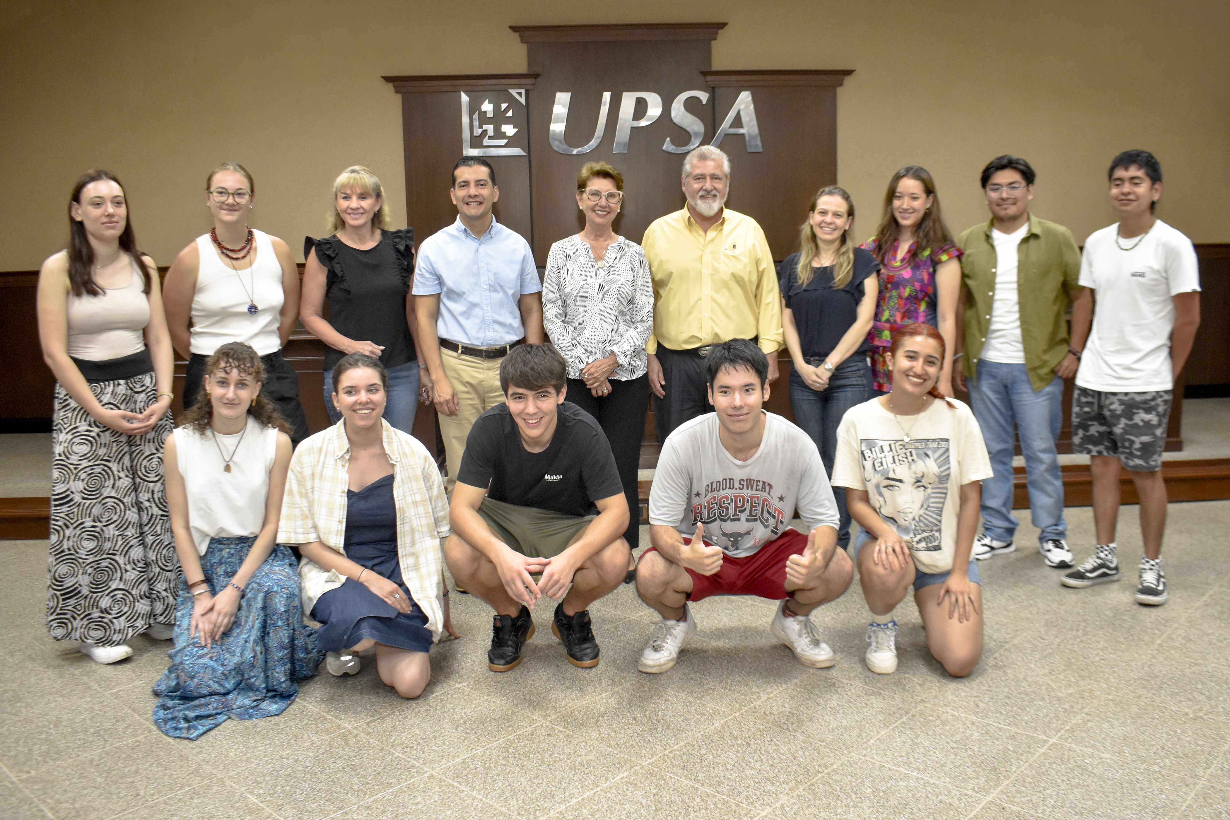 UPSA recibe a estudiantes internacionales de Programa de Intercambio